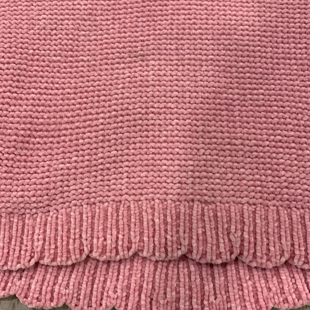Kid’s Clothe’s  Pink Sweater Girls size 7/8 Velour - Picture 8 of 10